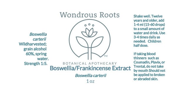 Boswellia Resin (Frankincense) Extract
