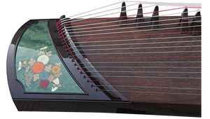 Buy Collection Grade Black Sandalwood Bright Lacquer Whole Piece Digged Travel Size Guzheng 135cm 山悠韵黑檀亮漆整筝挖古筝135 cm