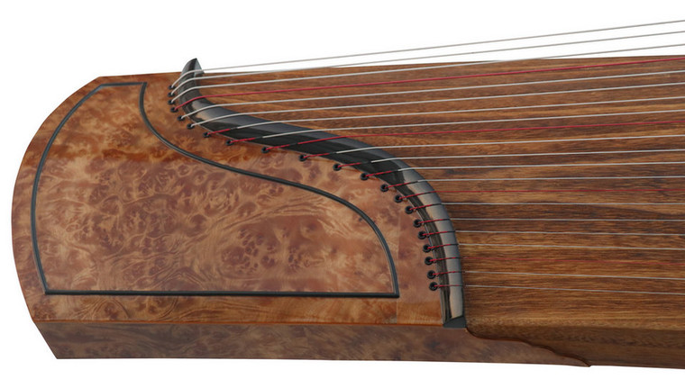 Buy Concert Level Golden Sandalwood Standard Size Guzheng 思月演奏级黄金檀古筝
