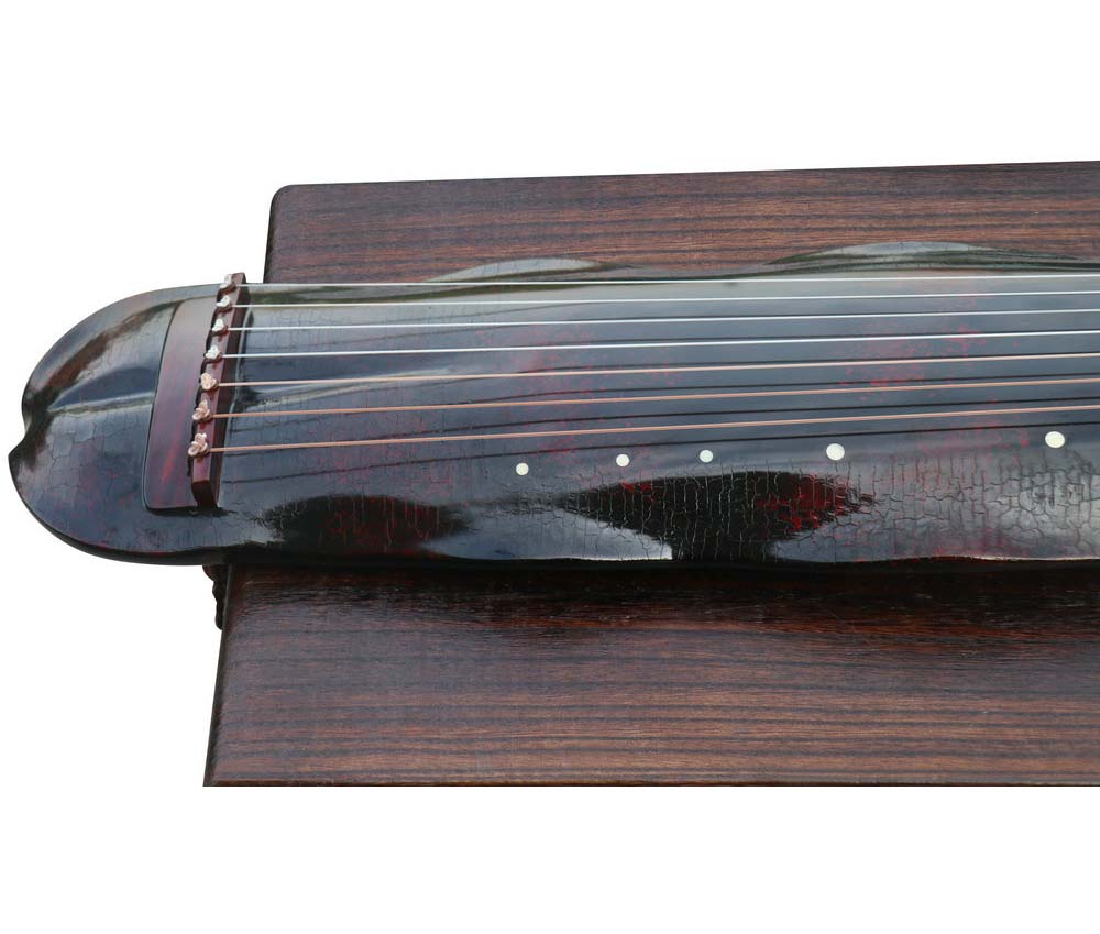 Buy Speciality Grade Guqin Broken Lines Banana Leaf Style Traditional Chinese 7 String Zither