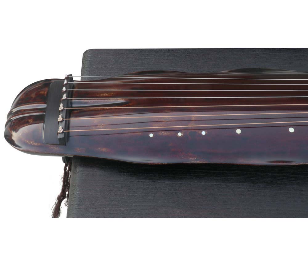 Collection Grade Banana Leaf Style Guqin Instrument Chinese 7 String Zither  思月收藏级系列纯生漆蕉叶古琴