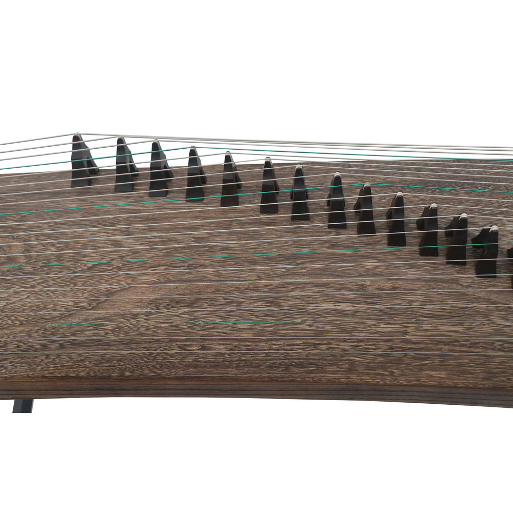 Collection Grade Soundboard Whole Piece Digged Teak Wood Standard Size Guzheng 思月收藏级柚木面挖标准古筝