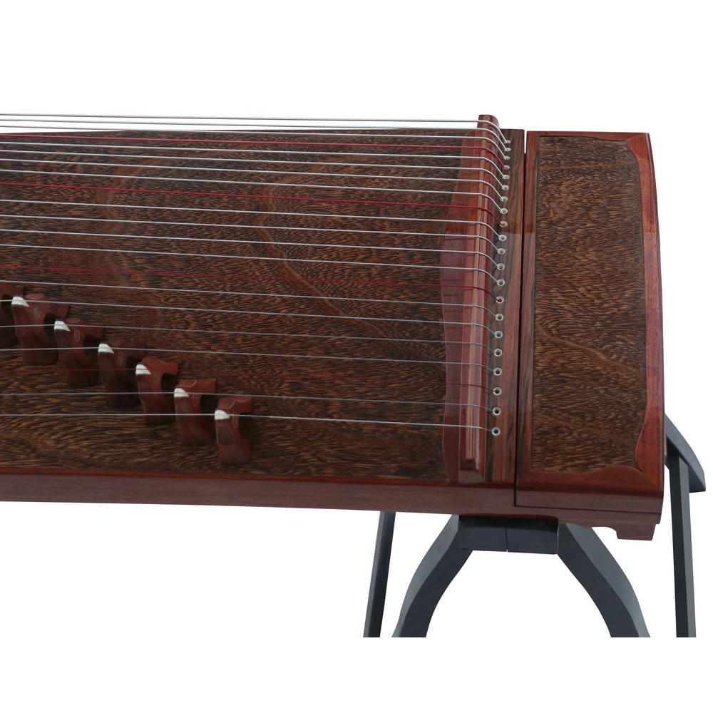 Collection Grade Soundboard Whole Piece Digged Rosewood Standard Size Guzheng 思月红木面挖标准古筝