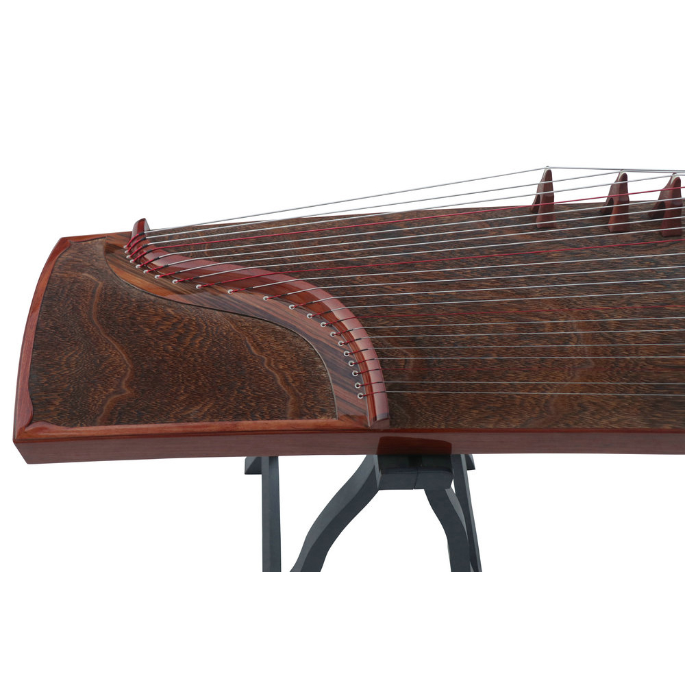 Collection Grade Soundboard Whole Piece Digged Rosewood Standard Size Guzheng 思月红木面挖标准古筝