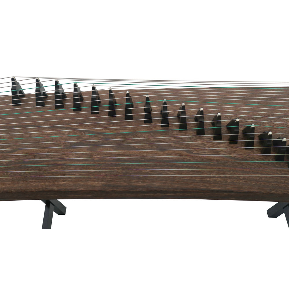 Collection Grade Whole Piece Digged Purple Sandalwood Standard Size Guzheng 思月收藏级紫檀整挖古筝