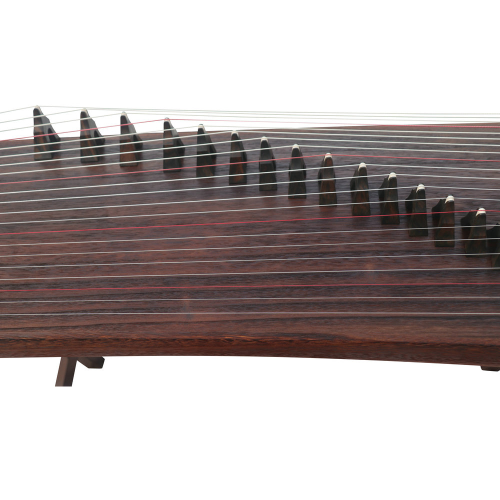 Concert Grade Black Sandalwood Travel Size Guzheng 135cm Chinese Harp 思月演奏级黑檀便携式古筝135cm