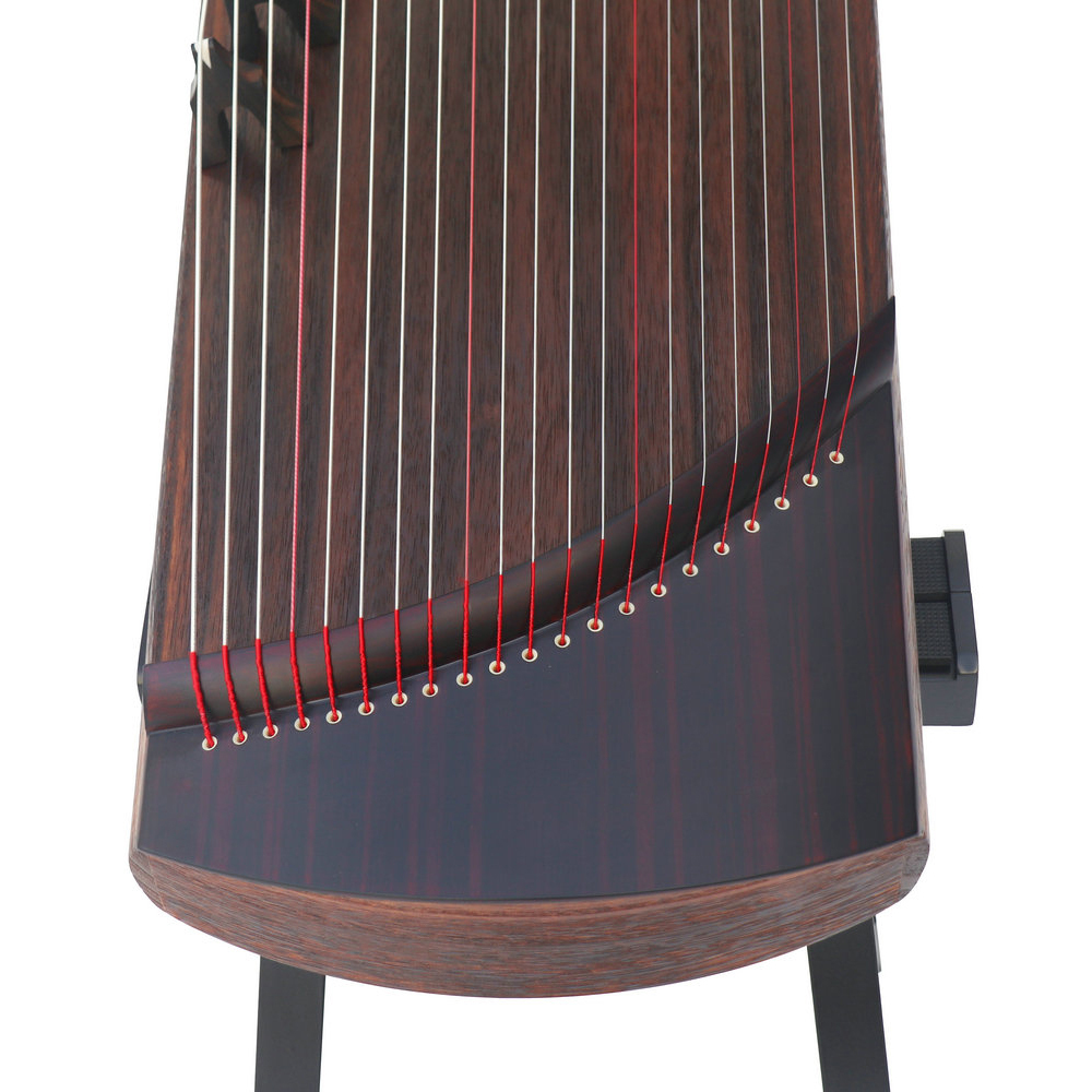 Concert Grade Black Sandalwood Travel Size Guzheng 135cm Chinese Harp 思月演奏级黑檀便携式古筝135cm