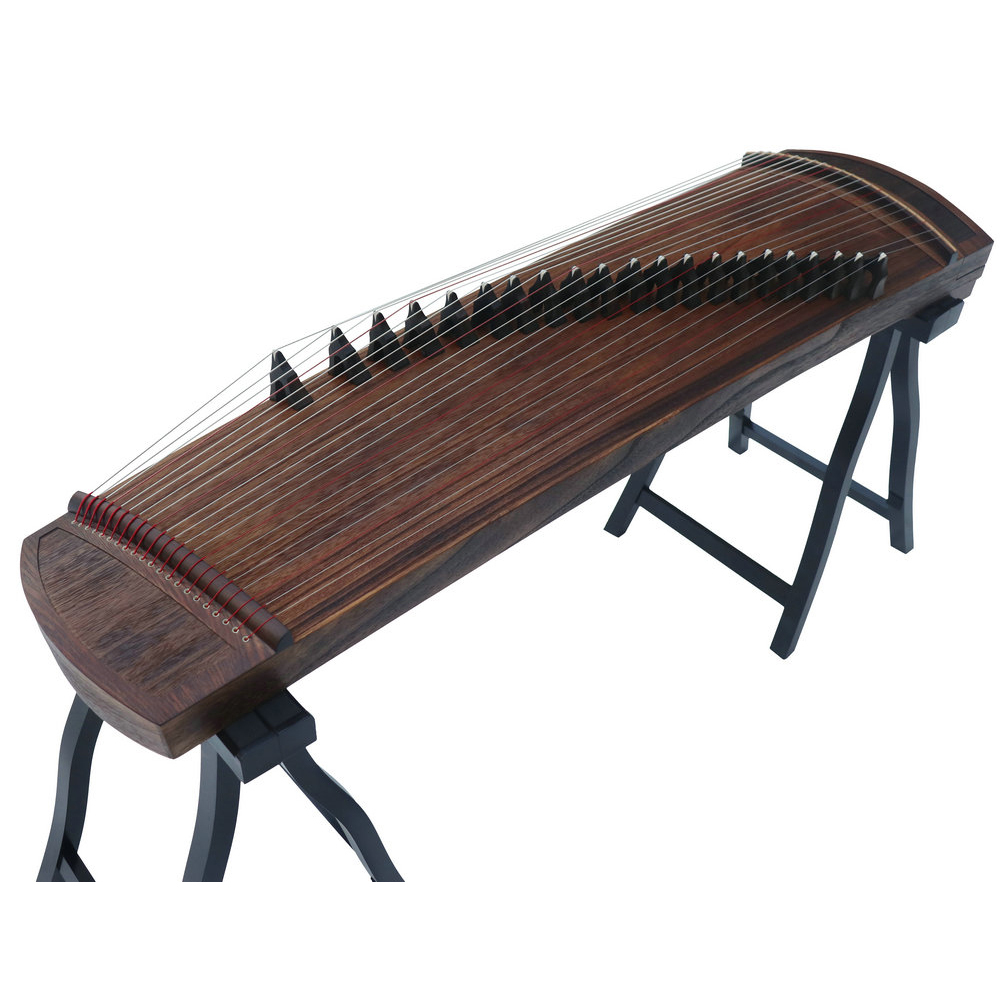 Concert Grade Paulownia Wood Travel Size Guzheng 125cm Chinese Harp 思月演奏级桐木便携式古筝125cm