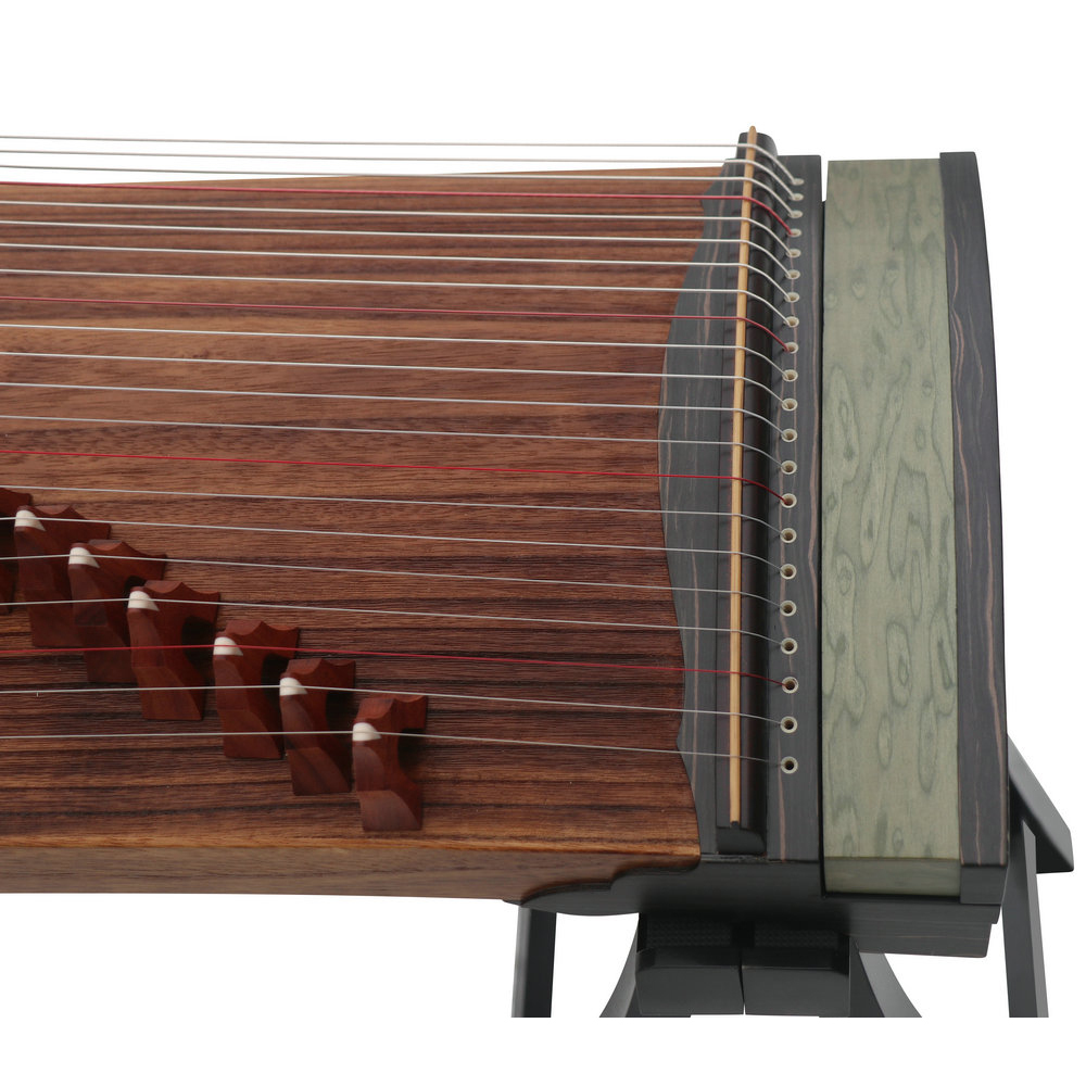 Concert Grade Cateye Wood Travel Size Guzheng 100cm Chinese Harp 思月演奏级猫眼木便携式古筝100cm