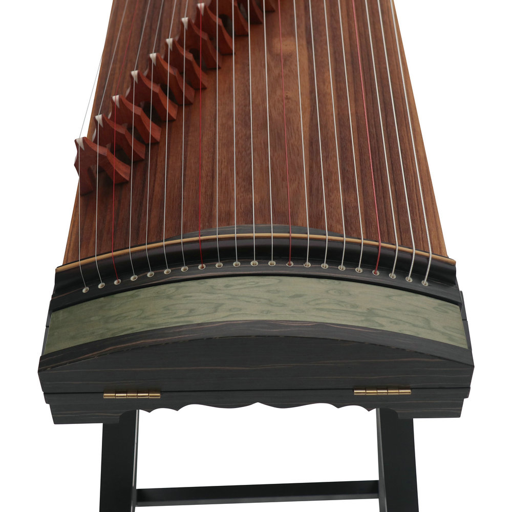 Concert Grade Cateye Wood Travel Size Guzheng 100cm Chinese Harp 思月演奏级猫眼木便携式古筝100cm