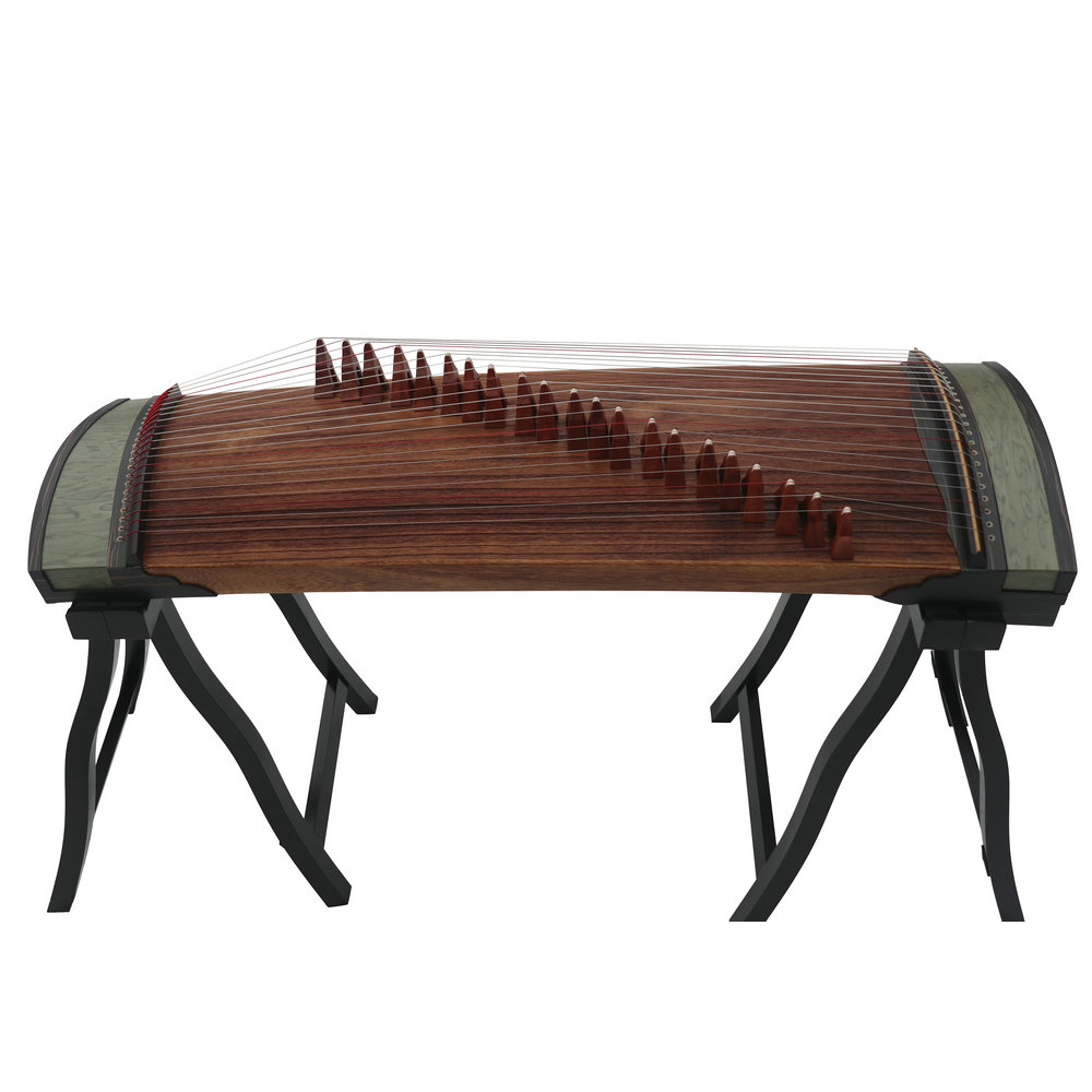 Concert Grade Cateye Wood Travel Size Guzheng 100cm Chinese Harp 思月演奏级猫眼木便携式古筝100cm