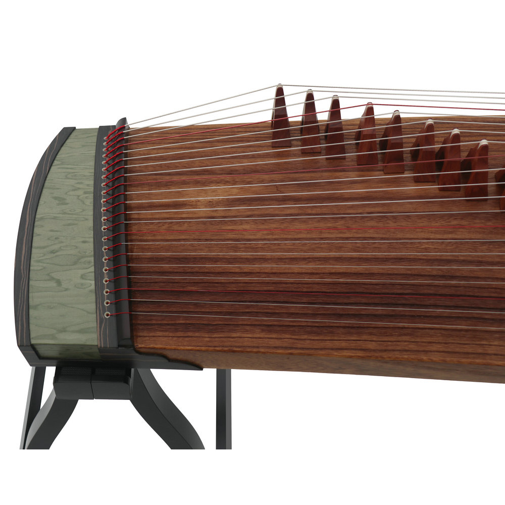 Concert Grade Cateye Wood Travel Size Guzheng 100cm Chinese Harp 思月演奏级猫眼木便携式古筝100cm