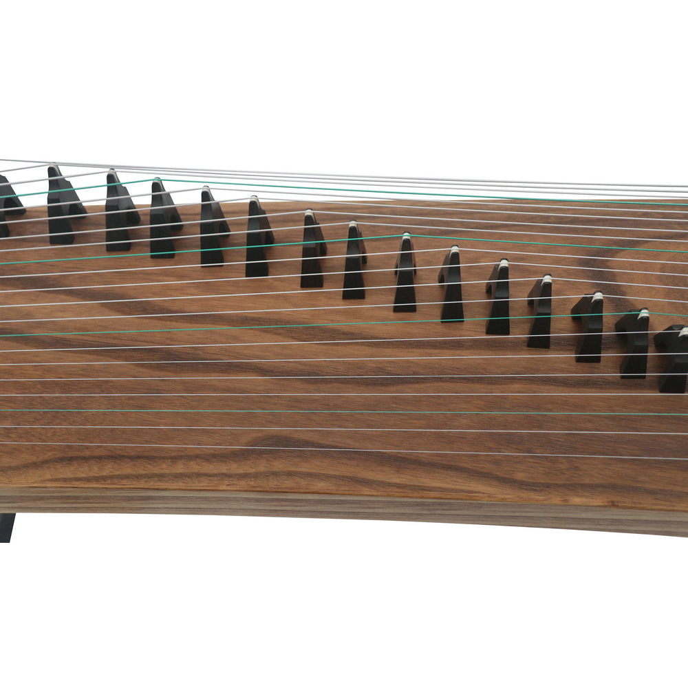 Collection Grade Soundboard Whole Piece Digged Black Sandalwood Standard Size Guzheng 思月收藏级黑檀面挖古筝