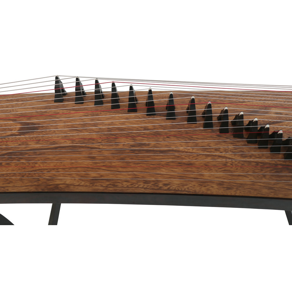 Collection Grade Whole Piece Digged Ebony Standard Size Guzheng 思月收藏级乌木整挖标准古筝