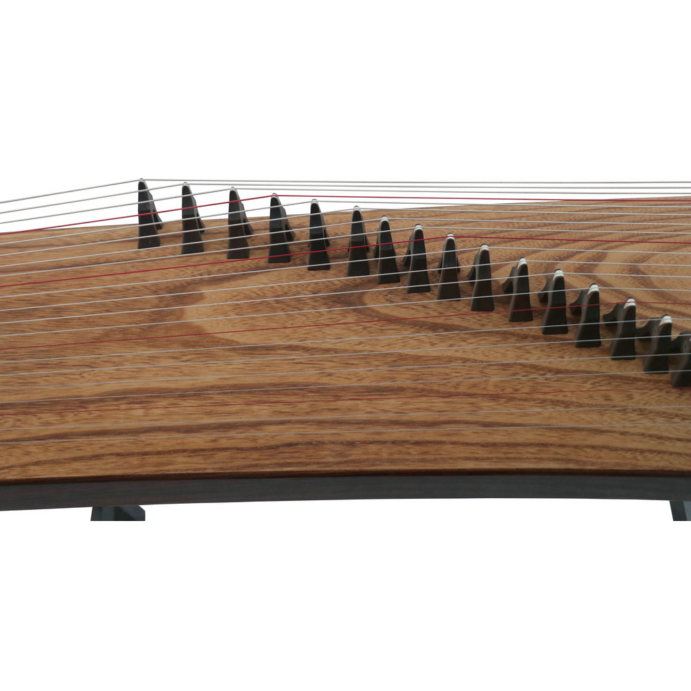 Speciality Grade Soundboard Whole Piece Digged Yellow Sandalwood Standard Size Guzheng 思月精品级黄檀木面挖标准古筝