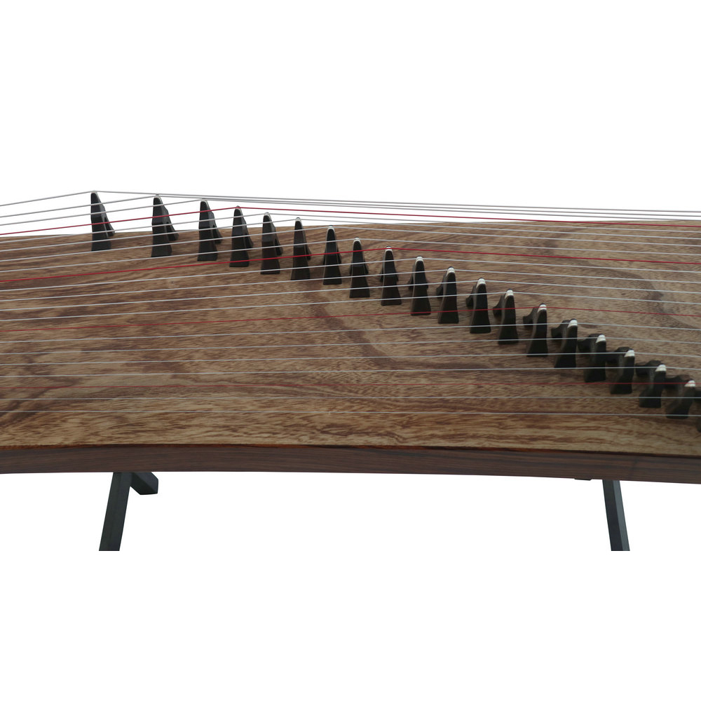 Special Grade Soundboard Whole Piece Digged Rosewood Standard Size Guzheng 思月精品级红木半挖标准古筝