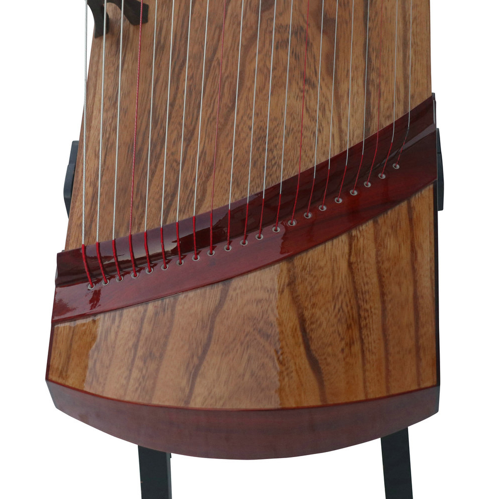 Speciality Grade Soundboard Whole Piece Digged Rosewood Travel Size Guzheng 135cm 思月精品级红木面挖便携式古筝135cm