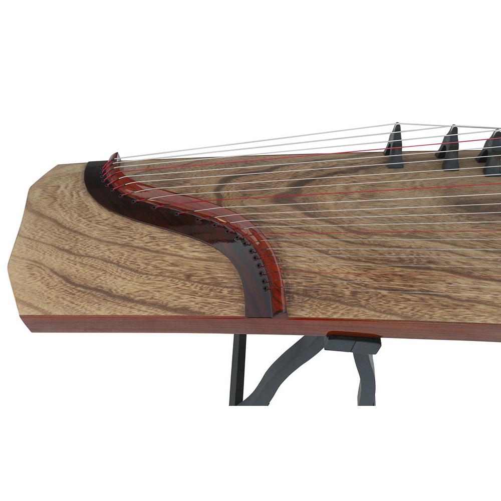 Speciality Grade Soundboard Whole Piece Digged Rosewood Standard Size Guzheng 思月精品级红木面挖标准古筝