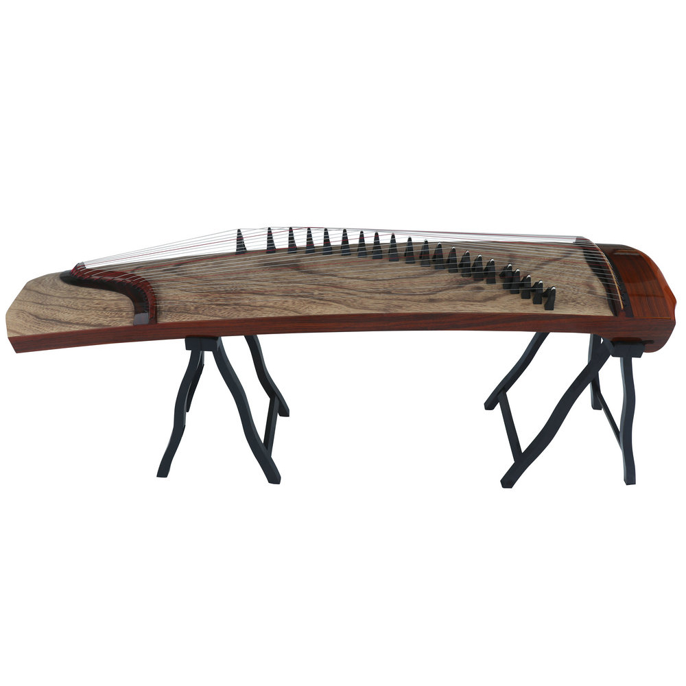 Speciality Grade Soundboard Whole Piece Digged Rosewood Standard Size Guzheng 思月精品级红木面挖标准古筝