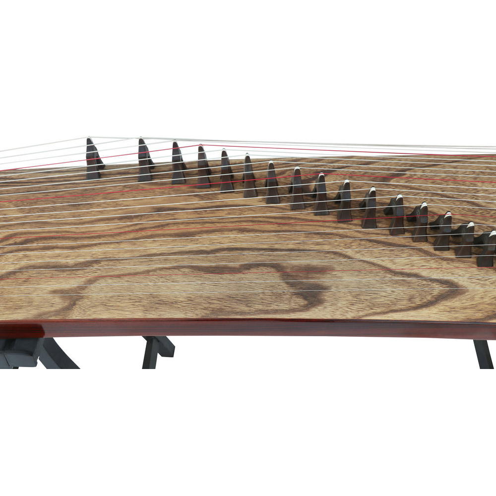 Speciality Grade Soundboard Whole Piece Digged Yellow Sandalwood Standard Size Guzheng Chinese Harp 思月精品级黄檀面挖标准古筝