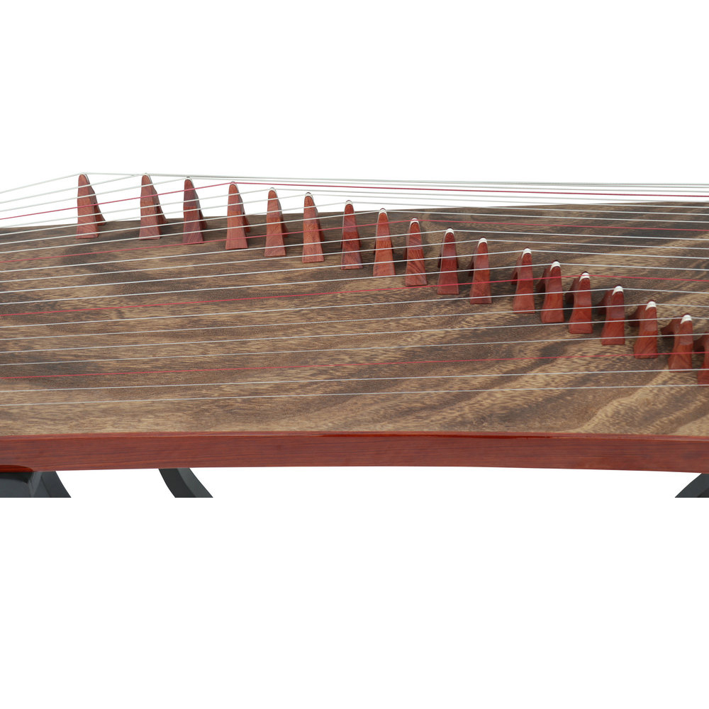 Speciality Grade Whole Piece Digged Rosewood Travel Size Guzheng 135cm 思月精品级红木整挖便携式古筝135cm