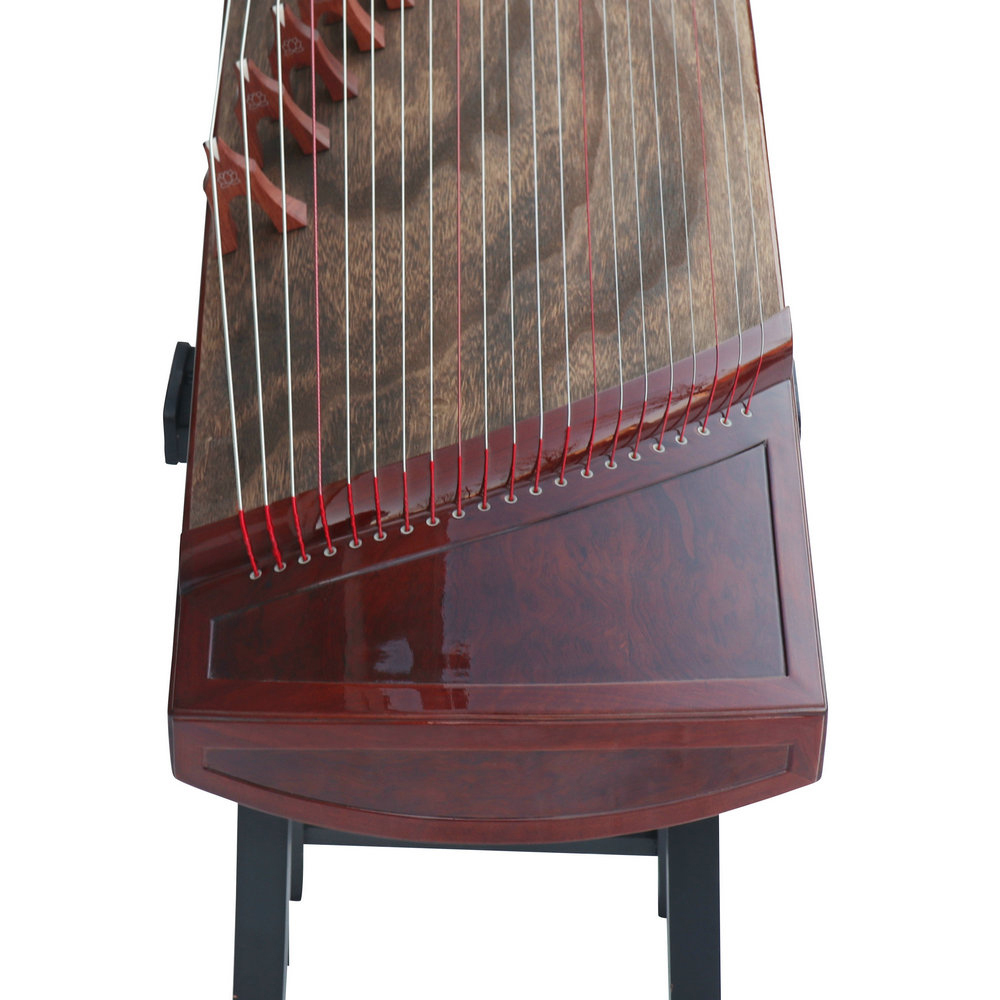 Speciality Grade Whole Piece Digged Rosewood Travel Size Guzheng 135cm 思月精品级红木整挖便携式古筝135cm