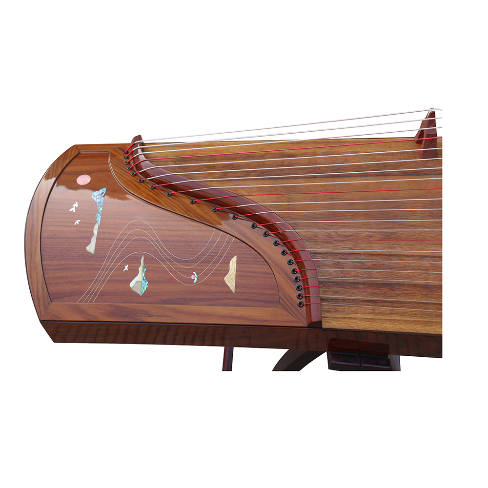 Concert Level Rosewood Bright Lacquer Guzheng 山悠韵演奏级酸枝亮漆古筝