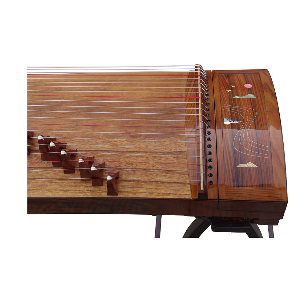 Concert Level Rosewood Bright Lacquer Guzheng 山悠韵演奏级酸枝亮漆古筝