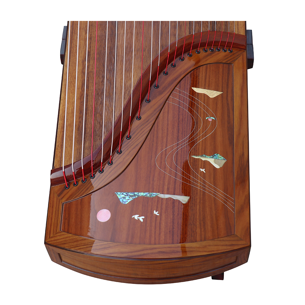 Concert Level Rosewood Bright Lacquer Guzheng 山悠韵演奏级酸枝亮漆古筝
