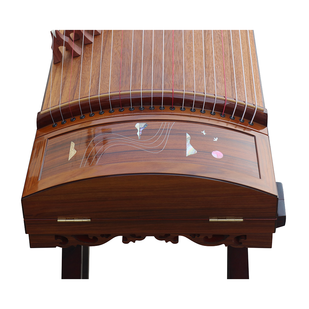 Concert Level Rosewood Bright Lacquer Guzheng 山悠韵演奏级酸枝亮漆古筝