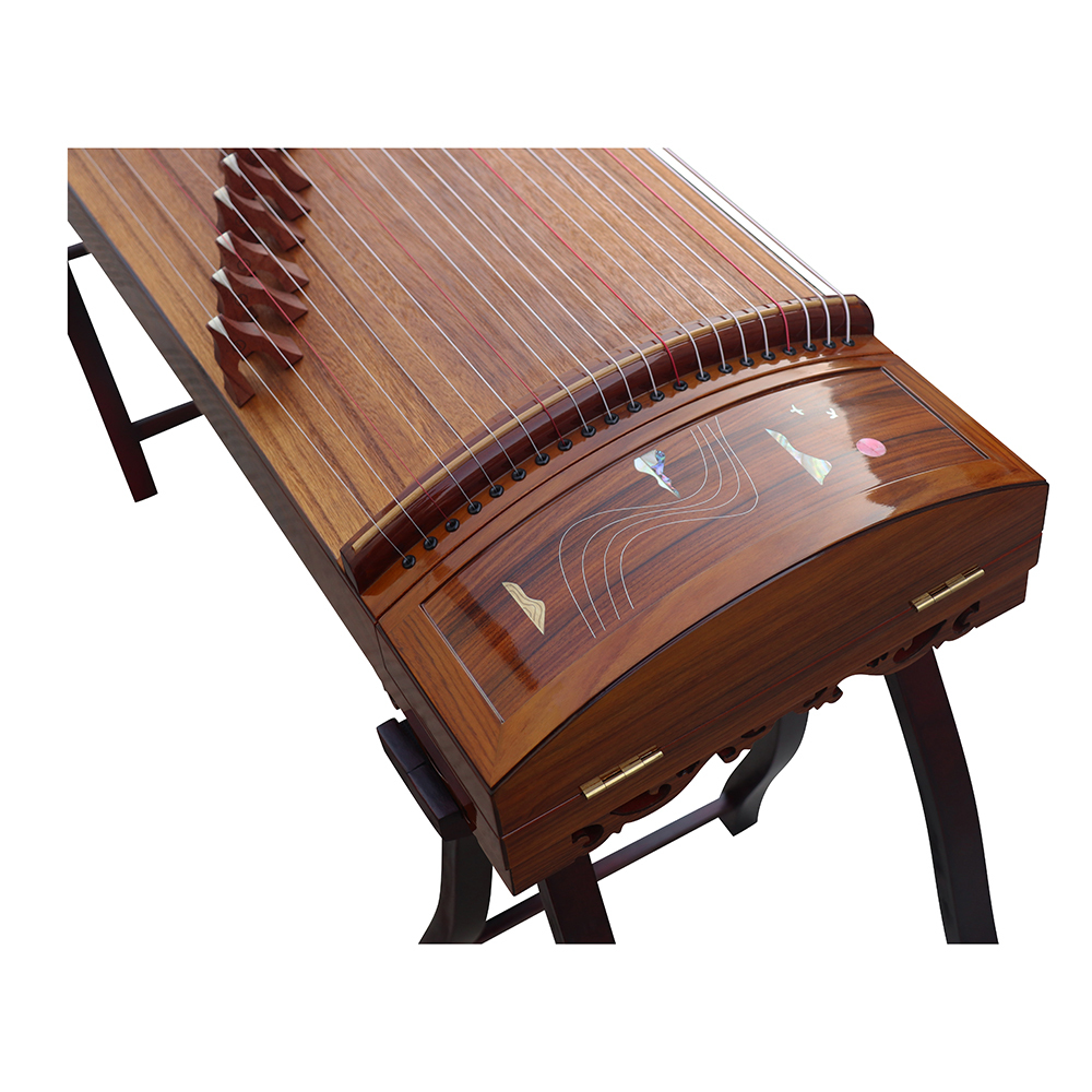 Concert Level Rosewood Bright Lacquer Guzheng 山悠韵演奏级酸枝亮漆古筝