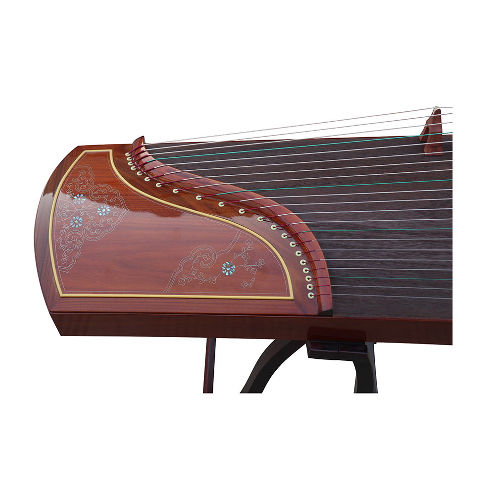 Speciality Grade Bright Lacquer Rosewood Guzheng Chinese Harp 山悠韵精品级亮漆酸枝古筝