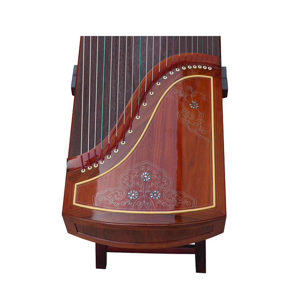 Speciality Grade Bright Lacquer Rosewood Guzheng Chinese Harp 山悠韵精品级亮漆酸枝古筝
