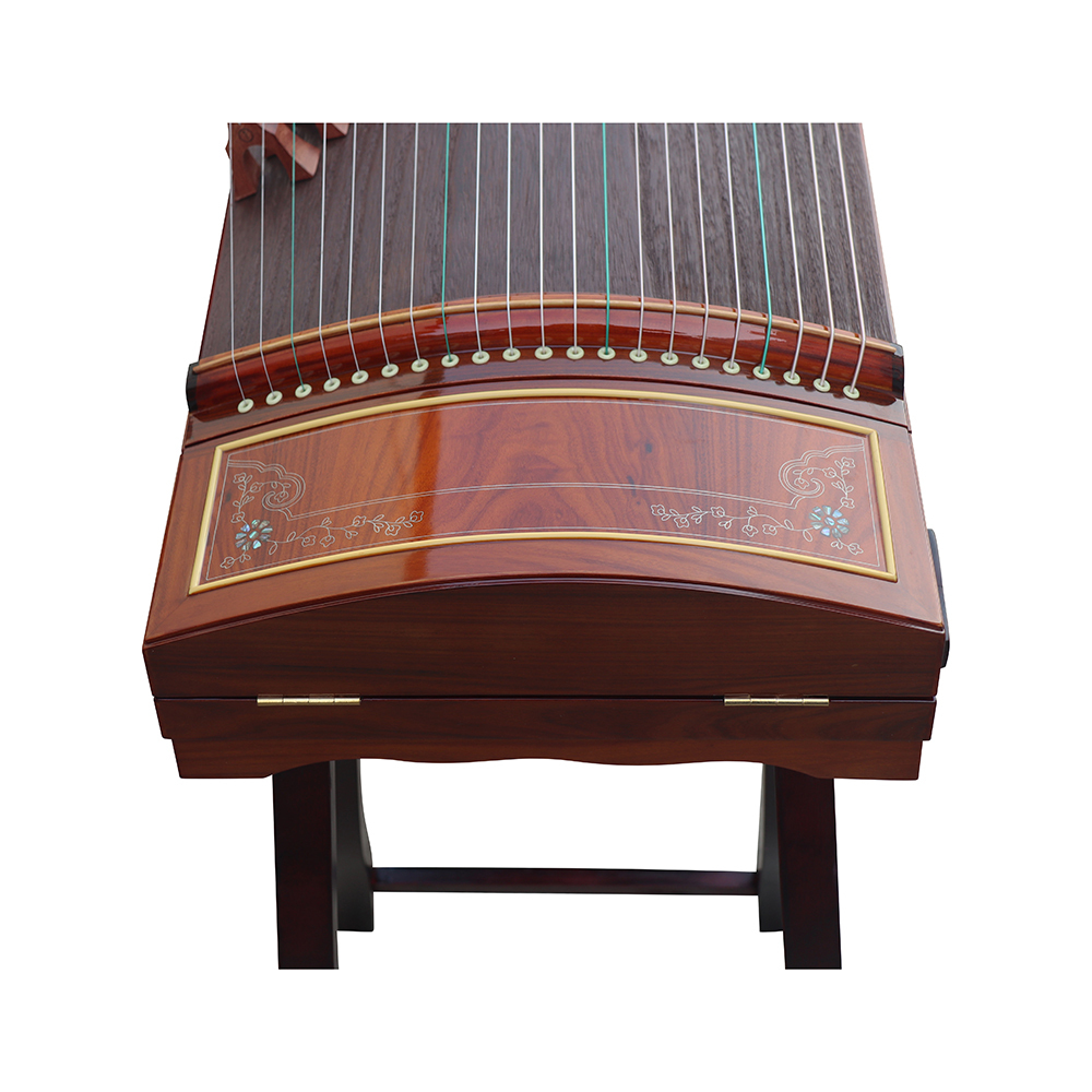 Speciality Grade Bright Lacquer Rosewood Guzheng Chinese Harp 山悠韵精品级亮漆酸枝古筝