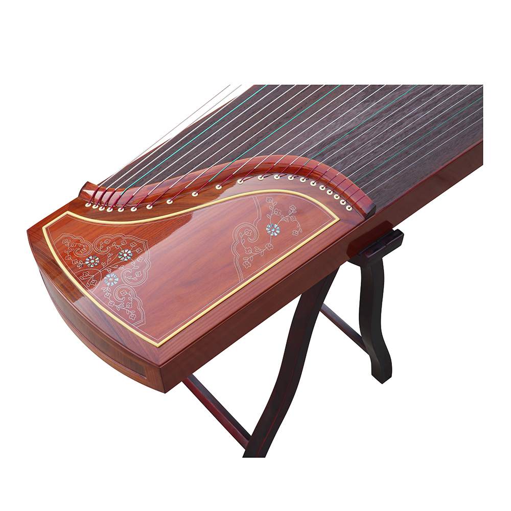 Speciality Grade Bright Lacquer Rosewood Guzheng Chinese Harp 山悠韵精品级亮漆酸枝古筝