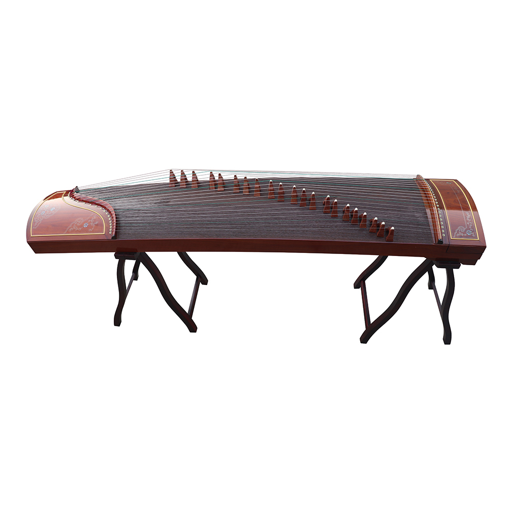 Speciality Grade Bright Lacquer Rosewood Guzheng Chinese Harp 山悠韵精品级亮漆酸枝古筝