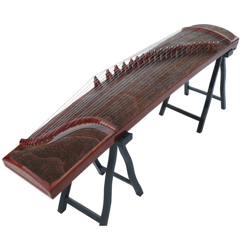 Collection Grade Soundboard Whole Piece Digged Rosewood Standard Size Guzheng 思月红木面挖标准古筝