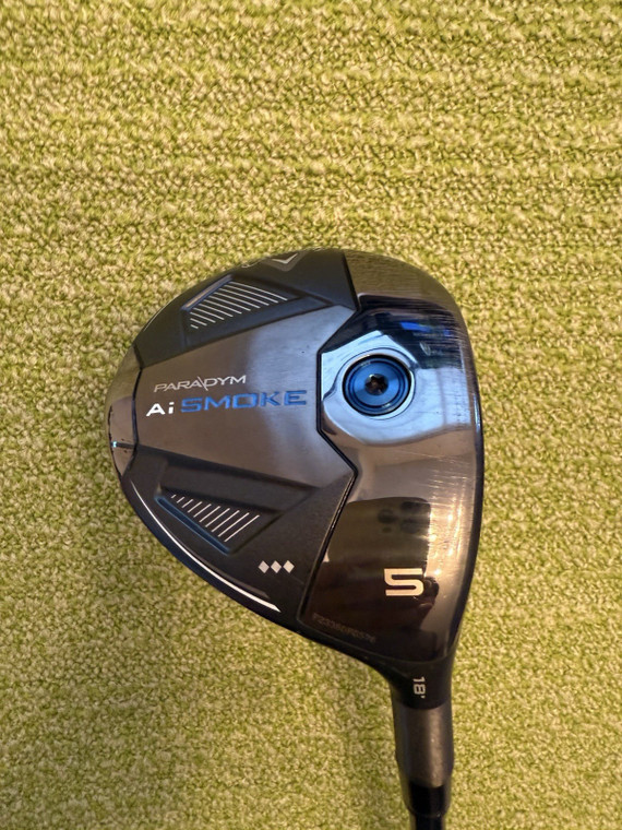 Callaway AI Smoke Triple Diamond 5 Wood 18° | Denali Charcoal 60 6.0