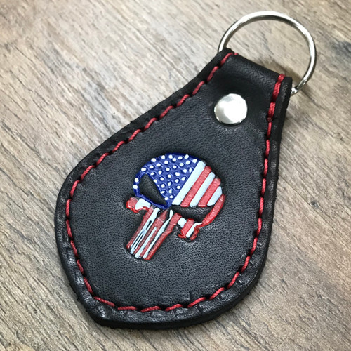 Black With Red, White and Blue Paint Theme