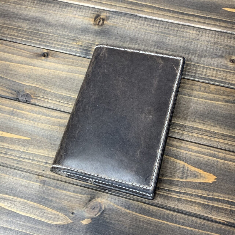 K Bar J Leather Tooled Notebook Holder