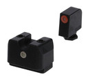 Rival Arms RA4A231G In-Line MOS Night Sights for G17/G19  Green Tritium Orange Outline Front Sight-Green Tritium White Outline Rear Sight 124542