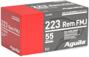 Aguila 1E223110 Target & Range Rifle 223Rem 55gr Full Metal Jacket 50 Per Box/20 Case 96109