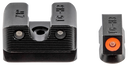 TruGlo TG231Z1C Tritium Pro  Black | Green Tritium Orange Outline Front Sight Green Tritium Rear Sight 109918