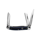 ABKT Cattleman Stockman Cowhand Series Knife 3 Blades Blue RHCC0001GBL
