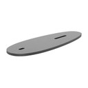 1/8'' STOCK SPACER BLACK PLASTIC 440701180