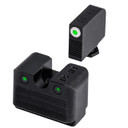 Truglo Tritium Pro Night Sights for Glock M.O.S. 17 19 22 23 24 26 27 33 34 35 38 39 Front Outline White Rear Green XRTG231G1MW