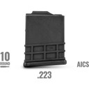 AICS SHORT ACTION GEN 2 223/5.56MM POLYMER 10 ROUND BLACK 430111668