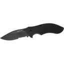 Kershaw Clash Folding Knife 3-1/10" Drop Point Blade Black KW1605CKTST