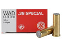 Sellier & Bellot Pistol & Revolver Ammo .38 Spl 148 gr WC 50/box ZYSB38B