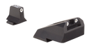 Trijicon 600900 Suppressor/Optic Height Sights  Green/Tritium White Outline Front Sight-Green/Tritium White Outline Rear Sight Smith & Wesson M&P/M&P M2.0 35946